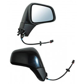 Espejo trax 17-20 elect p/pint base negra c/desemp der