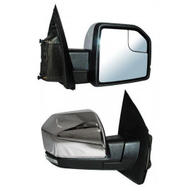 Espejo ford pu / f150 15-20 elect crom c/luz inf led c/mem c/direcc c/desemp c/punto ciego autoabatible der