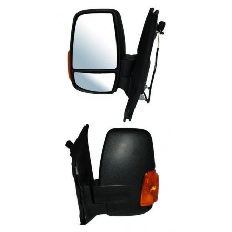 Espejo transit 15-17 s/cont c/direcc ambar chino van/ chasis/ pasajeros izq