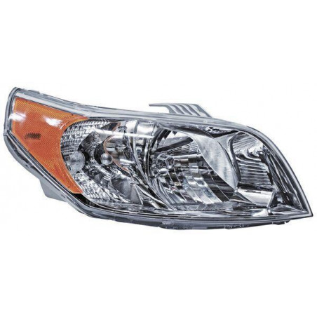 Faro aveo 12-18/ pontiac g3 08-09 5p fondo cromado ald203 tyc der 2830608