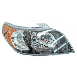 Faro aveo 12-18/ pontiac g3 08-09 5p fondo negro ald201 tyc der 28308