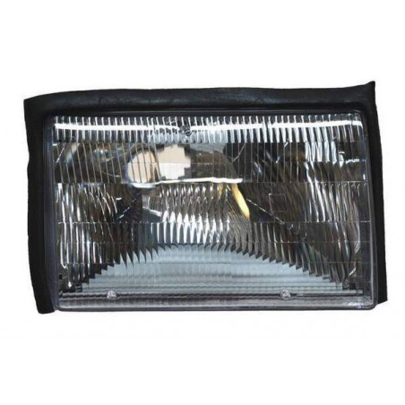 Faro mustang 87-93 c/base tyc izq