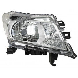 Faro nissan pu np300/ frontier 16-20 fondo cromado ald201 tyc der 283