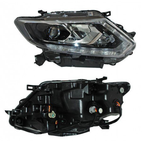 Faro xtrail 15-17 elect c/motor leds c/lupa tyc1 der