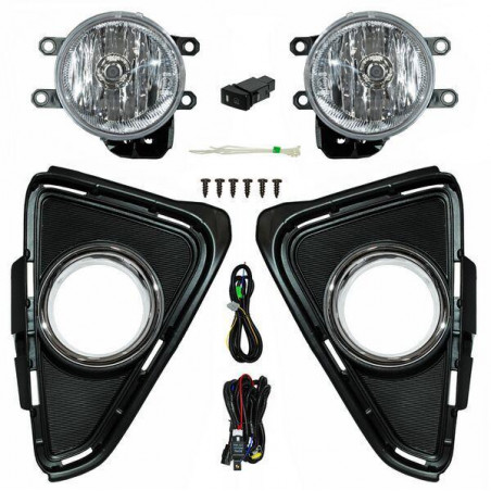 Faro niebla rav4 16-18 c/parrilla  filo cromado jgo 352