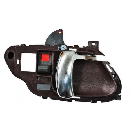 Manija int chev pu/ sub/ blazer/ yukon/ tahoe/ escalade 95-98 roja/ cromo plastico 2218 der