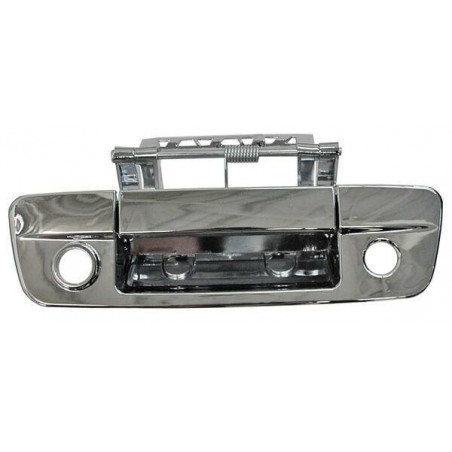 Manija tapa caja dodge pu 13-15 plastico cromada c/hoyo p/llave p/camara