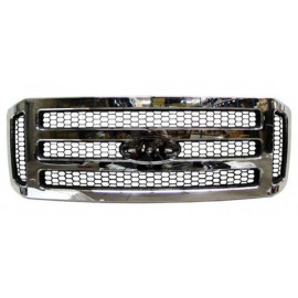 Parrilla ford super duty 05-07 cromada