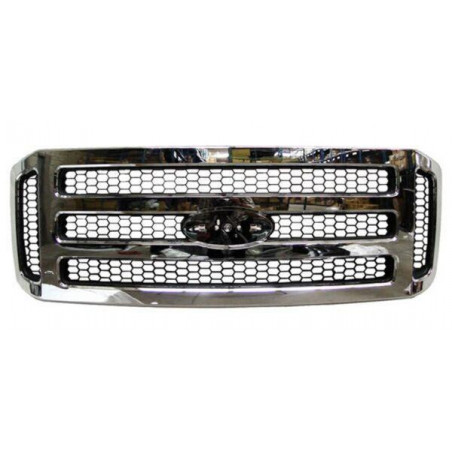 Parrilla ford super duty 05-07 cromada