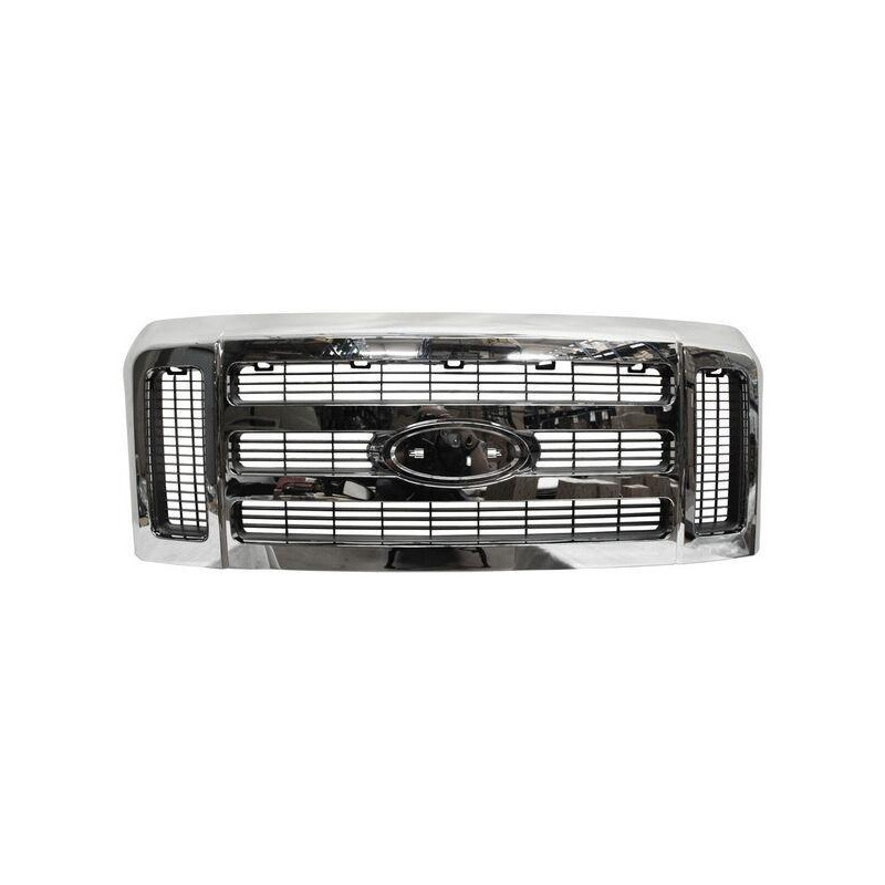 Parrilla ford super duty 08-10 cromada s/letras completa pat usa ald74