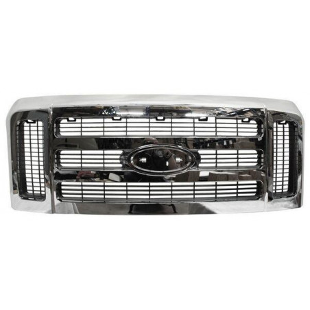 Parrilla ford super duty 08-10 cromada s/letras completa pat usa ald74
