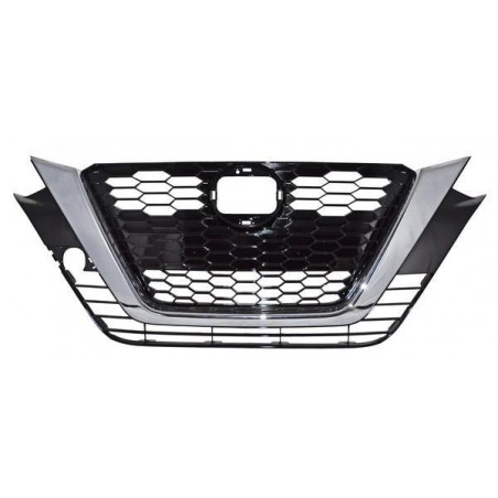 Parrilla altima 19-20 s/hoyo p/camara c/mold crom