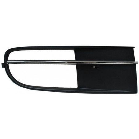 Parrilla beetle 12-16 p/faro niebla cromada/ negro der