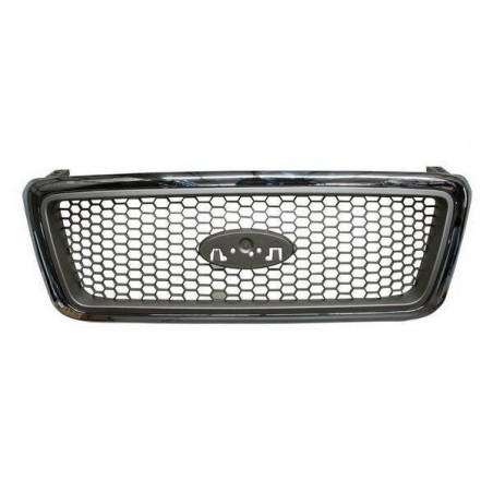 Parrilla ford pu 04-08 lobo crew cab cromada tyg