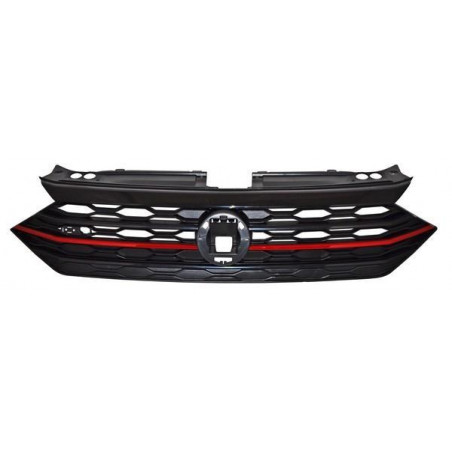 Parrilla jetta gli 19-20 negra filo rojo 464