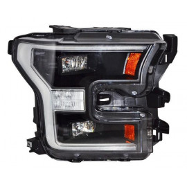 Faro ford pu 15-17 lobo fondo negro leds tyc1 211001 der