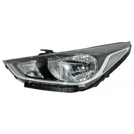 Faros, Hyundai Accent, Izquierda, 2018 al 2019