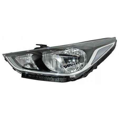 Faros, Hyundai Accent, Izquierda, 2018 al 2019